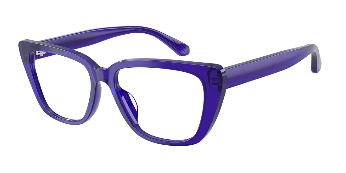 Brillen emporio armani ea3256u 6253 violeta cat eye femenino größe 54mm - Hauptansicht