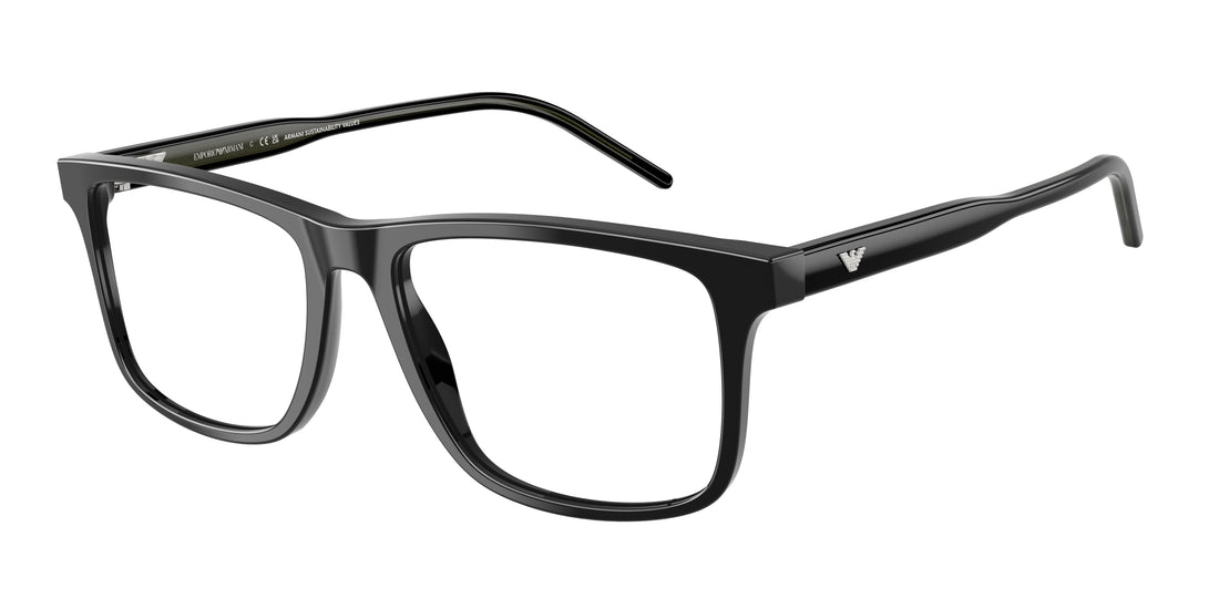Brillen emporio armani ea3257 5017 negro square masculino größe 53mm - Hauptansicht