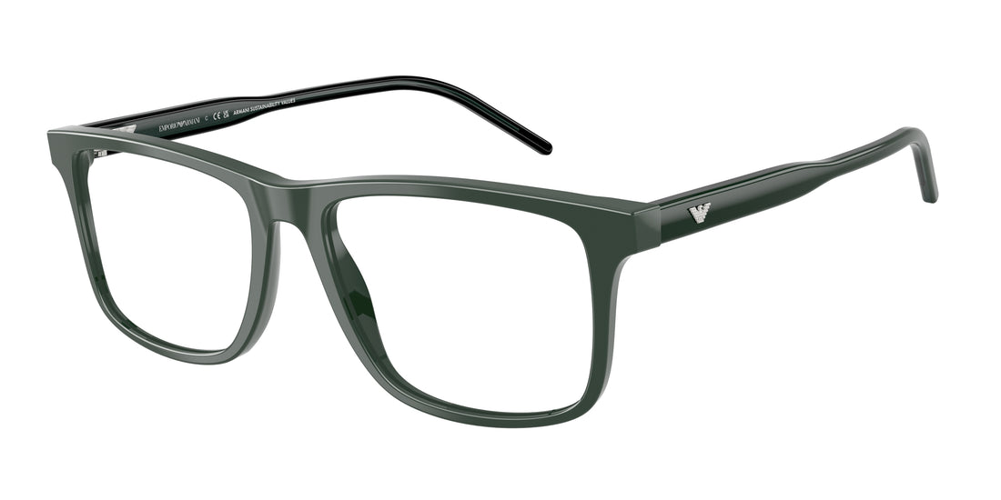 Brillen emporio armani ea3257 6257 verde square masculino größe 55mm - Hauptansicht