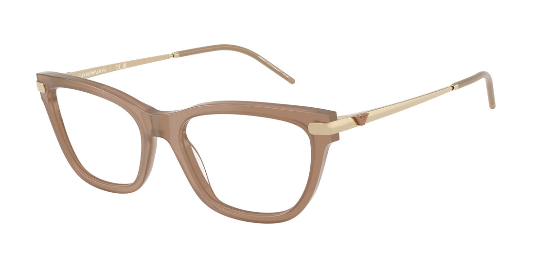 Brillen emporio armani ea3262 6263 marron cat eye femenino größe 52mm - Hauptansicht