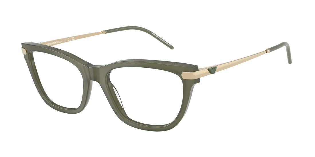 Brillen emporio armani ea3262 6264 verde cat eye femenino größe 52mm - Hauptansicht