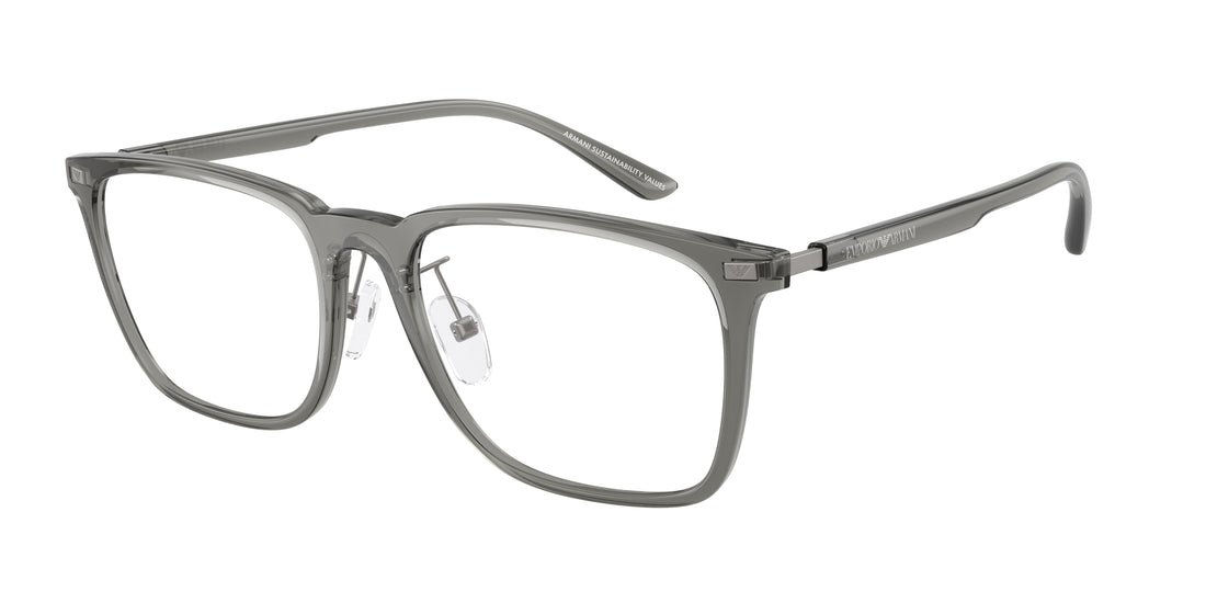 Occhiali da vista emporio armani ea3263d 6106 gris pillow unisex taglia 55mm - Vista principale