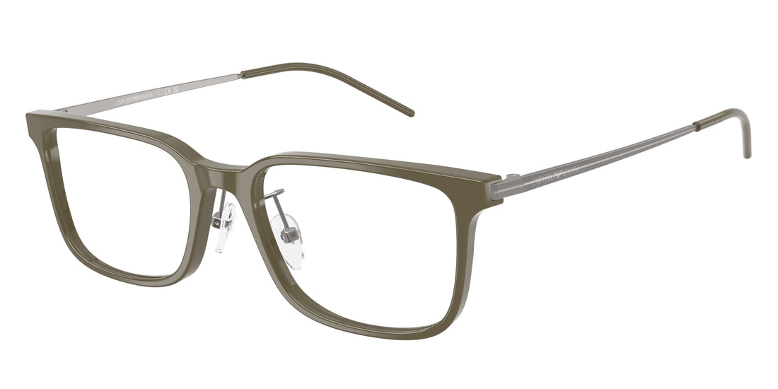 Brillen emporio armani ea3275d 6337 verde rectangular masculino größe 56mm - Hauptansicht