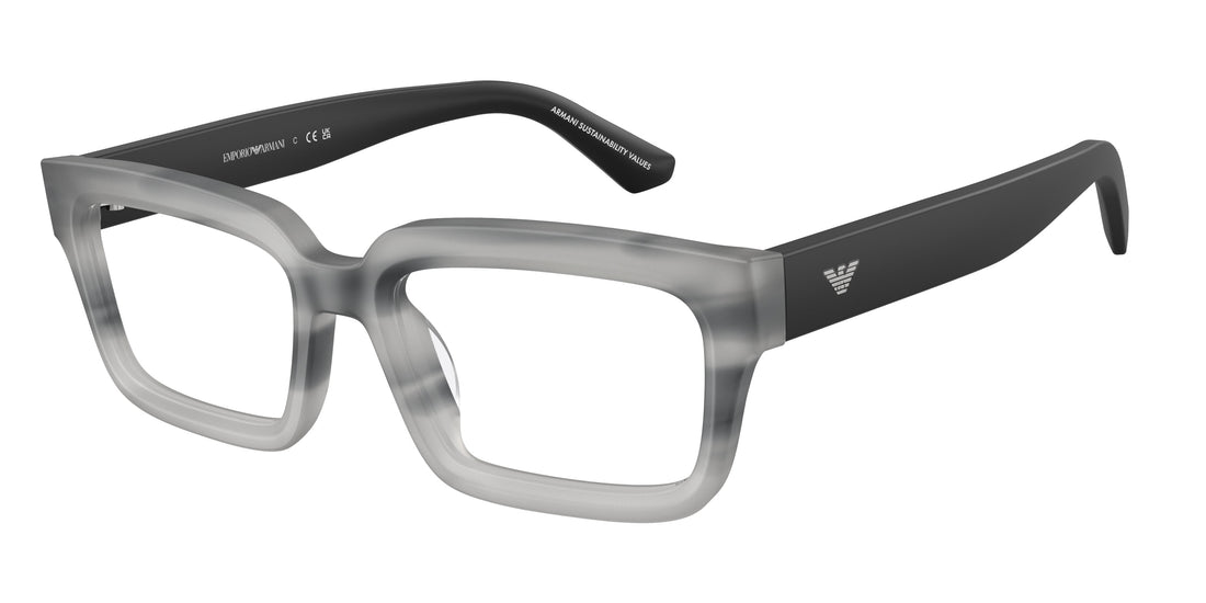 Occhiali da vista emporio armani ea3277u 6367 gris rectangular unisex taglia 54mm - Vista principale