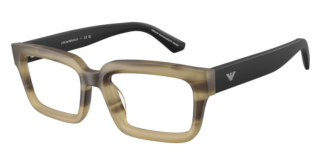 Occhiali da vista emporio armani ea3277u 6369 verde rectangular unisex taglia 52mm - Vista principale