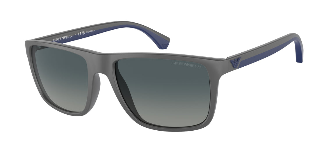 Occhiali da sole emporio armani ea4033 50604u gris square masculina taglia 56mm - Vista principale