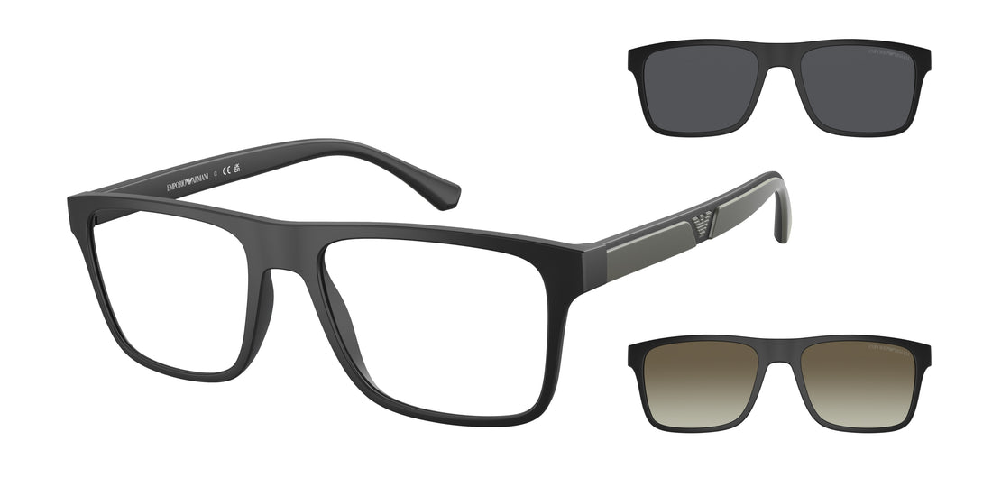 Occhiali da sole emporio armani ea4115 58531w negro maschio taglia 54mm - Vista principale