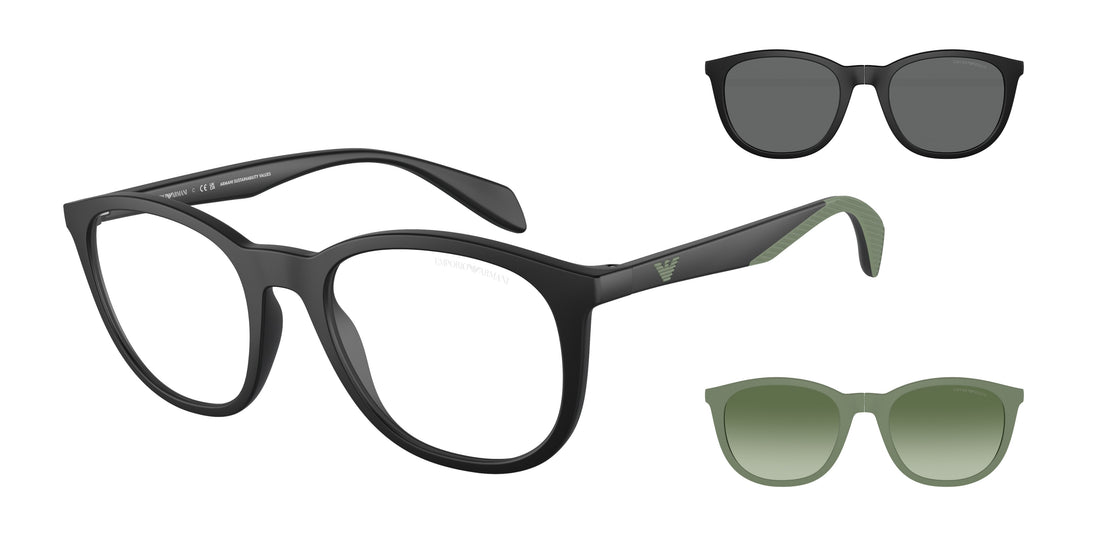 Sunglasses emporio armani ea4211 50011w negro masculino size 52mm - Main view
