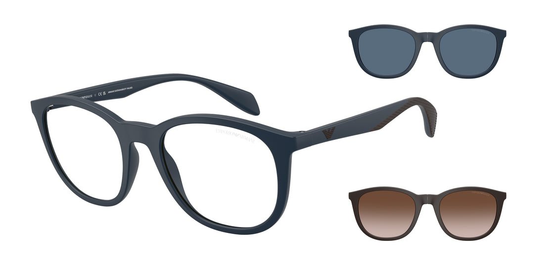 Sunglasses emporio armani ea4211 61851w azul pantos masculino size 52mm - Main view
