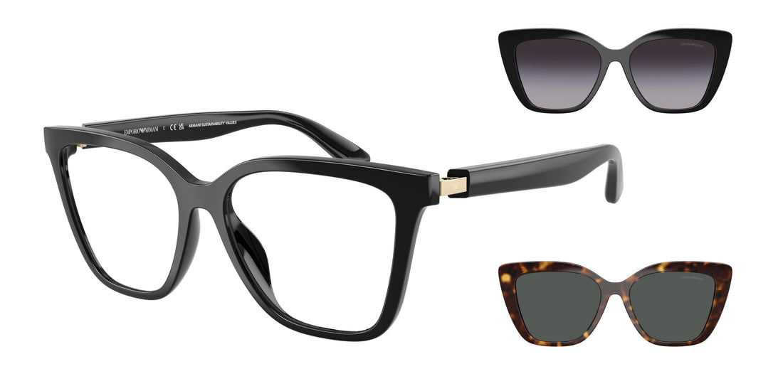 Occhiali da sole emporio armani ea4254u 50171w negro cat eye femenino taglia 54mm - Vista principale