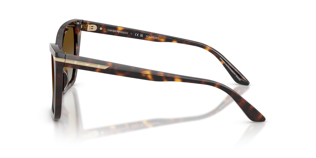 Sunglasses emporio armani ea4273bu 5026t5 havana square femenino size 53mm - Detailed view