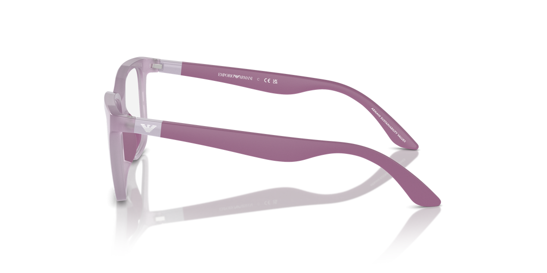 Occhiali da vista emporio armani ek3006 6136 violeta pillow infantil taglia 47mm - Vista dettagliata