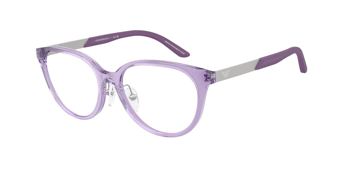 Brillen emporio armani ek3010 6280 violeta cat eye infantil größe 48mm - Hauptansicht