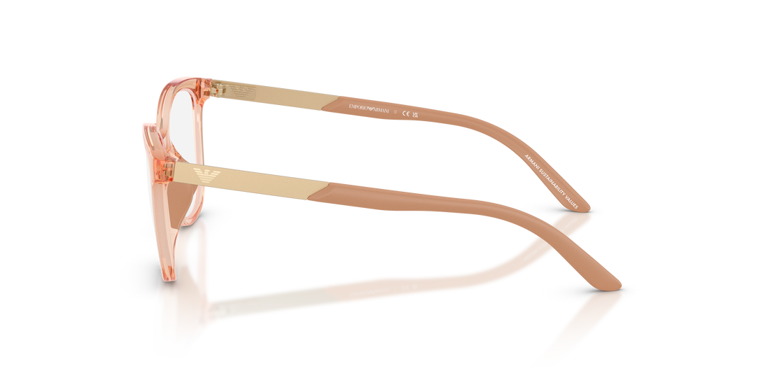 Lunettes de vue emporio armani ek3011u 6347 beige butterfly infantil taille 48mm - Vue détaillée