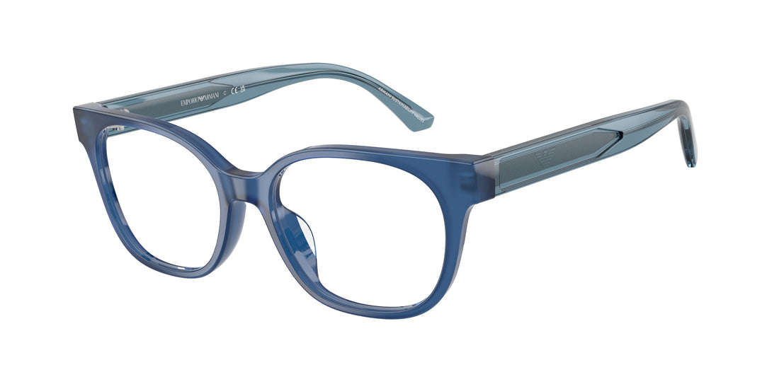 Óculos graduados emporio armani ek3014u 6390 azul cat eye infantil tamanho 48mm - Vista principal