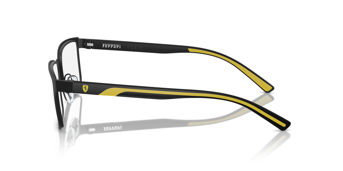 Occhiali da vista ferrari scuderia fz7002 101 negro rectangular hombre taglia 56mm - Vista dettagliata