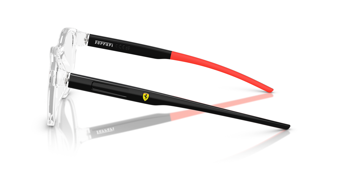 Occhiali da vista ferrari scuderia fz8009u 513 transparente pantos unisex taglia 50mm - Vista dettagliata