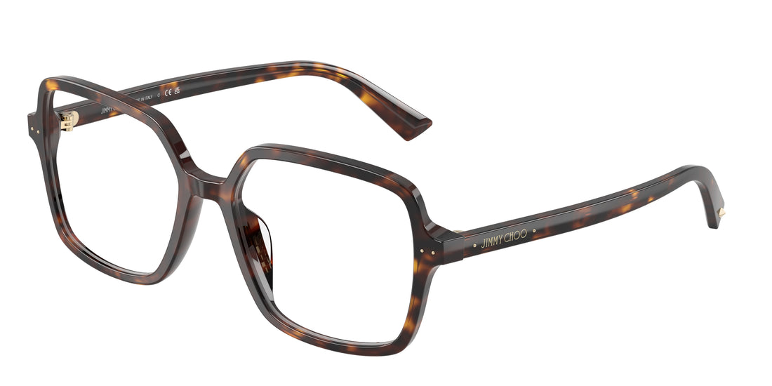 Brillen jimmy choo jc3046u 5002 havana square femenino größe 55mm - Hauptansicht