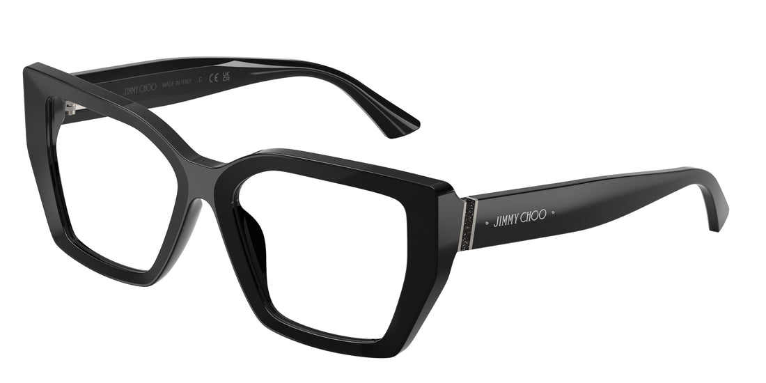 Prescription glasses jimmy choo jc3053ju 5000 negro irregular femenino size 54mm - Main view