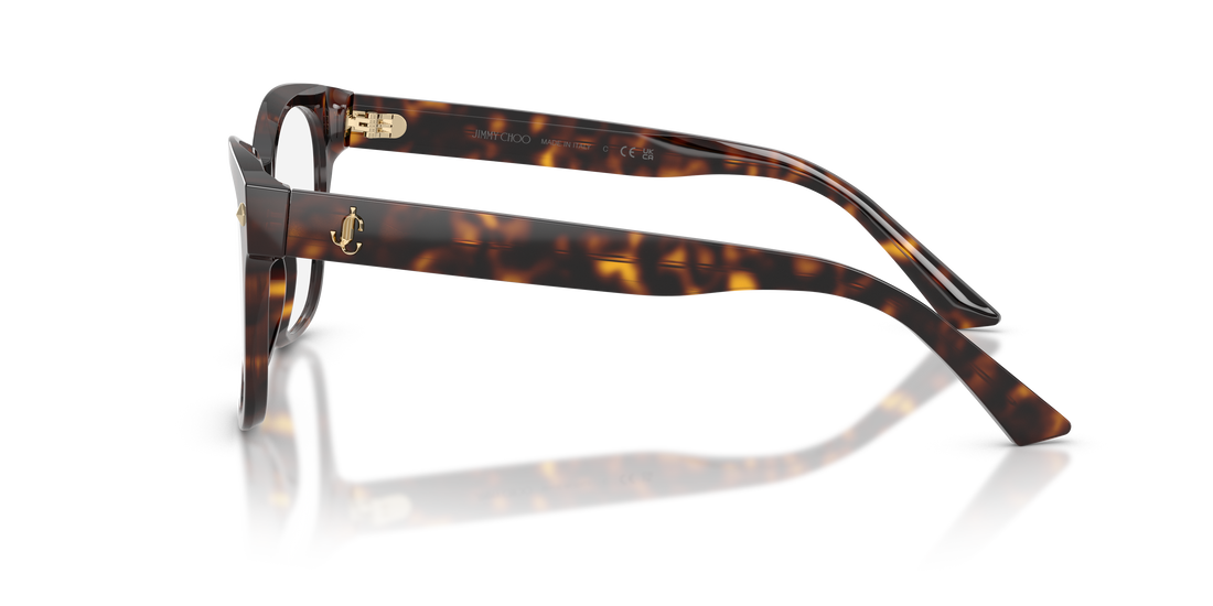 Occhiali da vista jimmy choo jc3056 5002 havana square femenino taglia 52mm - Vista dettagliata