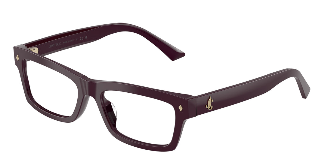 Brillen jimmy choo jc3057u 5075 violeta rectangular femenino größe 51mm - Hauptansicht