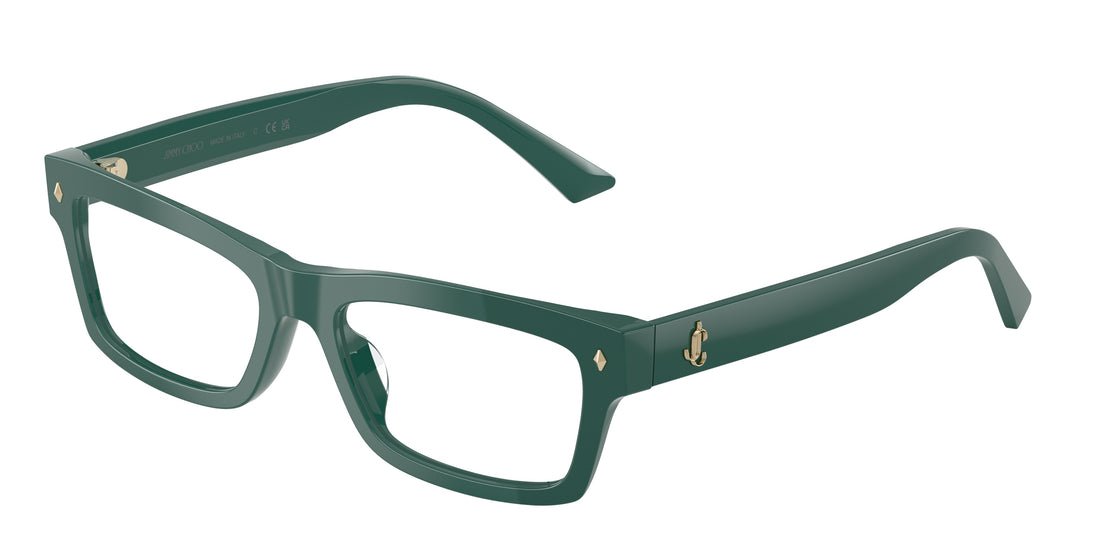 Brillen jimmy choo jc3057u 5101 verde rectangular femenino größe 53mm - Hauptansicht