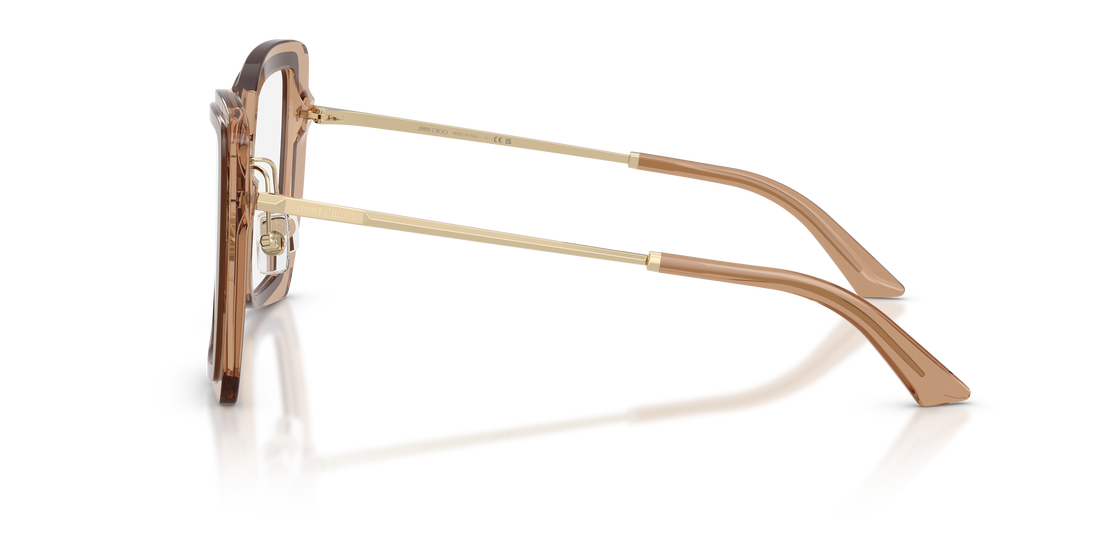 Occhiali da vista jimmy choo jc3059 5105 marron butterfly femenino taglia 50mm - Vista dettagliata
