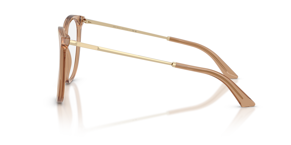Prescription glasses jimmy choo jc3060 5076 marron pantos femenino size 53mm - Detailed view