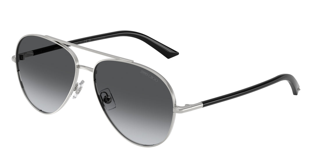 Zonnebrillen jimmy choo jc4026 3002t3 plateado pilot femenino maat 58mm - Hoofdaanzicht