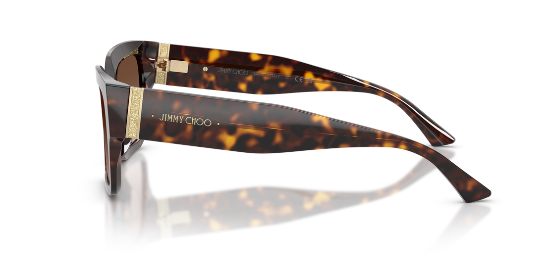Occhiali da sole jimmy choo jc5058ju 500213 havana rectangular femenino taglia 55mm - Vista dettagliata