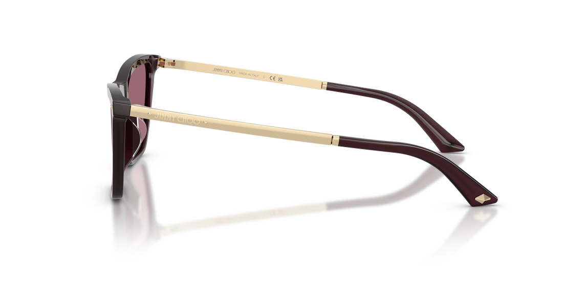 Occhiali da sole jimmy choo jc5059u 50861a violeta cat eye femenino taglia 56mm - Vista dettagliata