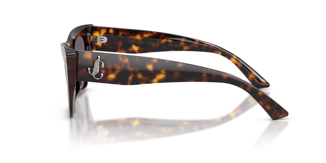 Occhiali da sole jimmy choo jc5062u 50021a havana cat eye femenino taglia 53mm - Vista dettagliata