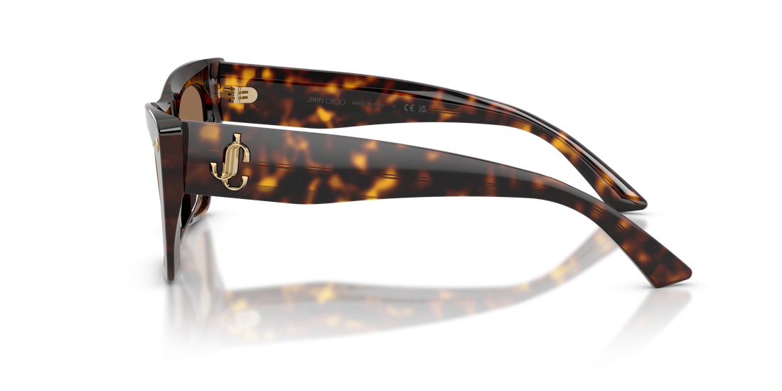 Occhiali da sole jimmy choo jc5062u 500273 havana cat eye femenino taglia 53mm - Vista dettagliata