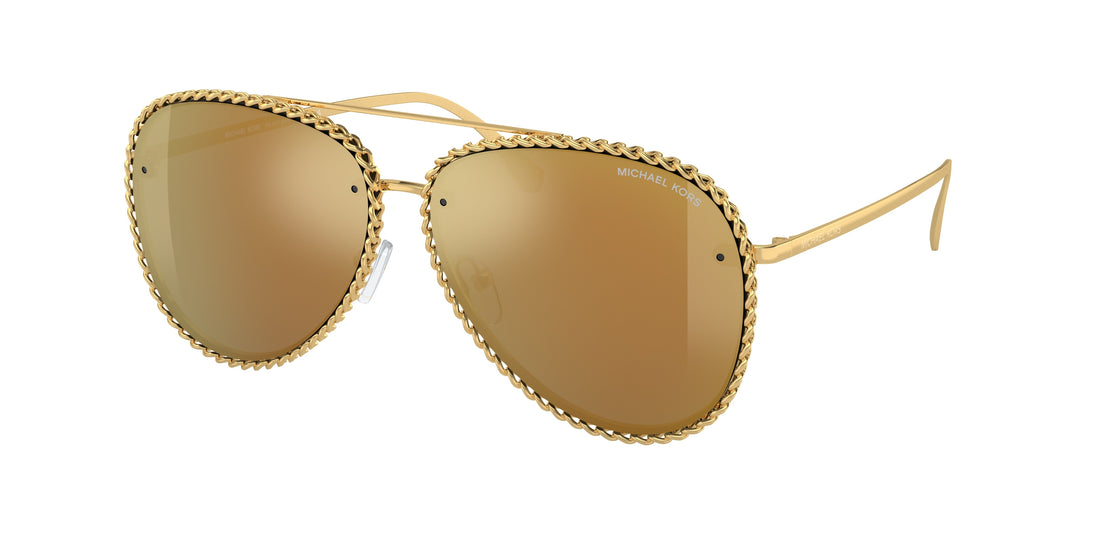 Sunglasses michael kors mk1147 portofino 18967p dorado pilot femenino size 59mm - Main view