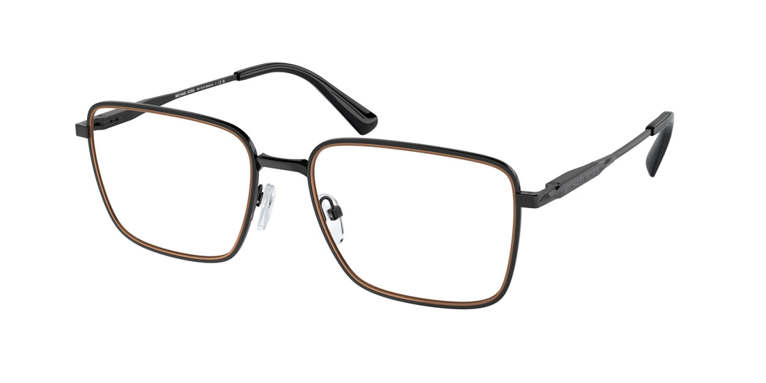 Prescription glasses michael kors mk3079 méribel 1005 negro rectangular masculino size 56mm - Main view