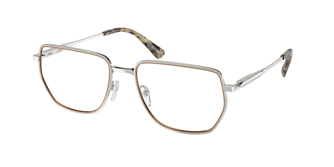Lunettes de vue michael kors mk3080 steamboat 1893 plateado irregular masculino taille 56mm - Vue principale