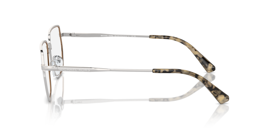 Lunettes de vue michael kors mk3080 steamboat 1893 plateado irregular masculino taille 56mm - Vue détaillée