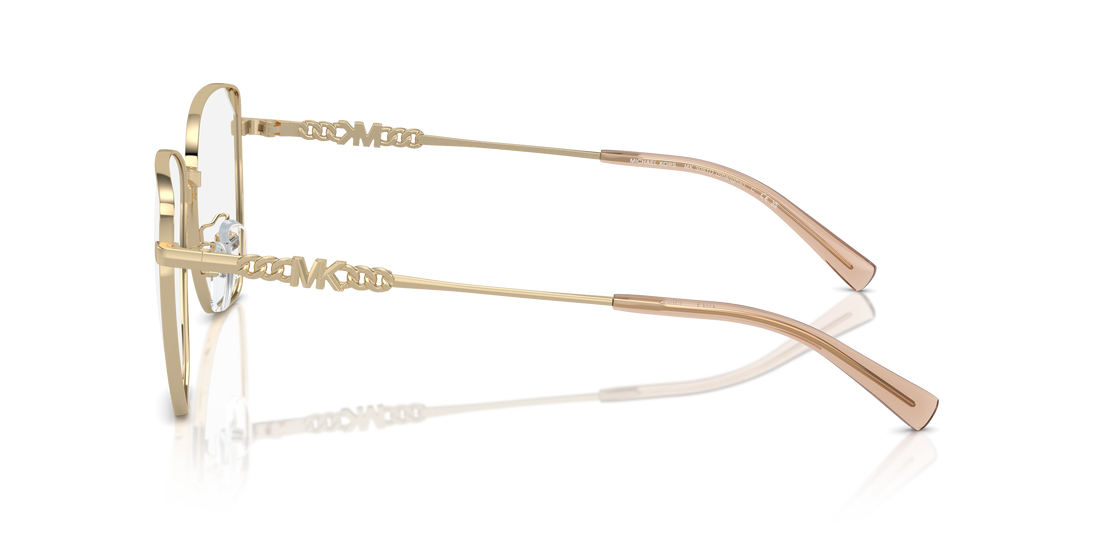 Brillen michael kors mk3081d shanghai 1014 dorado cat eye femenino größe 56mm - Detailansicht