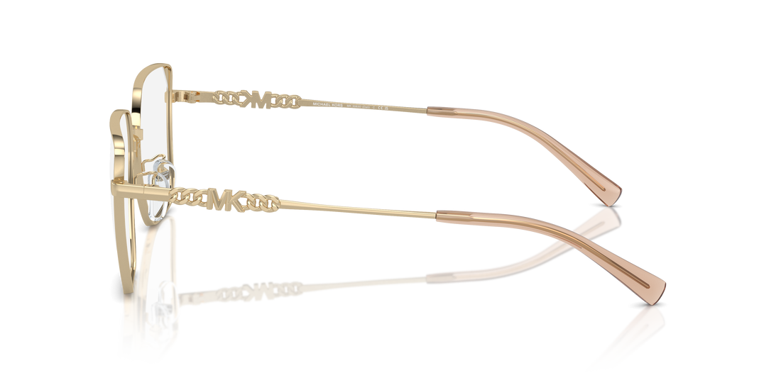 Prescription glasses michael kors mk3083d dali 1014 dorado rectangular femenino size 56mm - Detailed view