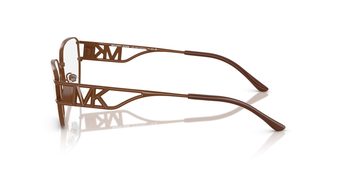 Brillen michael kors mk3087 bilbao 1902 marron irregular femenina größe 55mm - Detailansicht