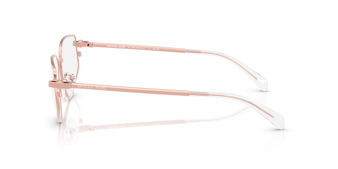 Prescription glasses michael kors mk3088 mendoza 1108 rosa irregular femenino size 56mm - Detailed view