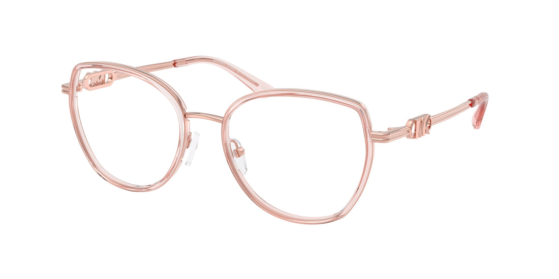 Gafas graduadas michael kors mk3101 kiawah 3101 rosa round femenino talla 53mm - Vista principal