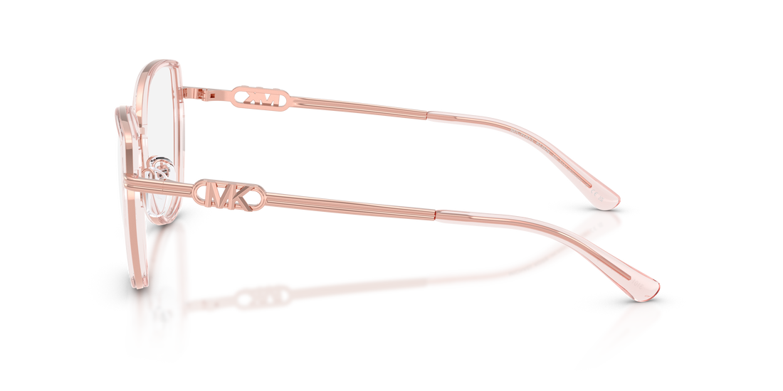 Gafas graduadas michael kors mk3101 kiawah 3101 rosa round femenino talla 53mm - Vista de detalle