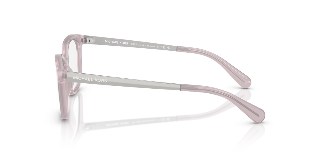 Lunettes de vue michael kors mk4035 ambrosine 4005 morado rectangular femenino taille 53mm - Vue détaillée