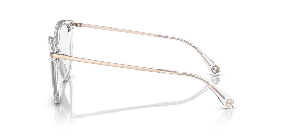 Lunettes de vue michael kors mk4106u westport 3255 transparente round femenina taille 56mm - Vue détaillée