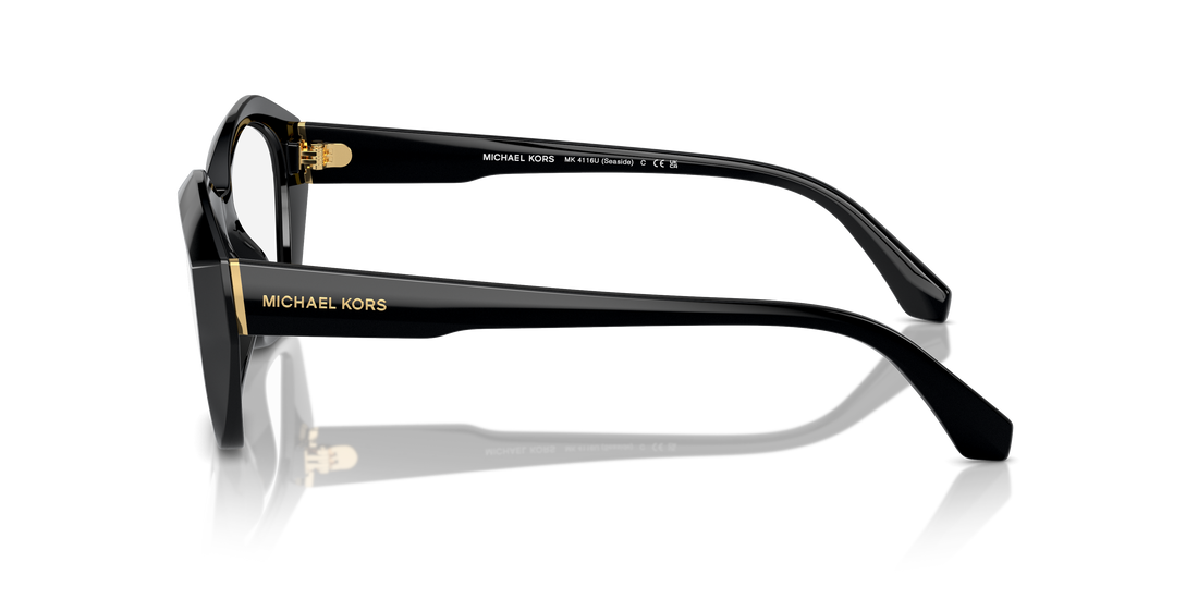 Prescription glasses michael kors mk4116u seaside 3005 negro irregular femenino size 53mm - Detailed view