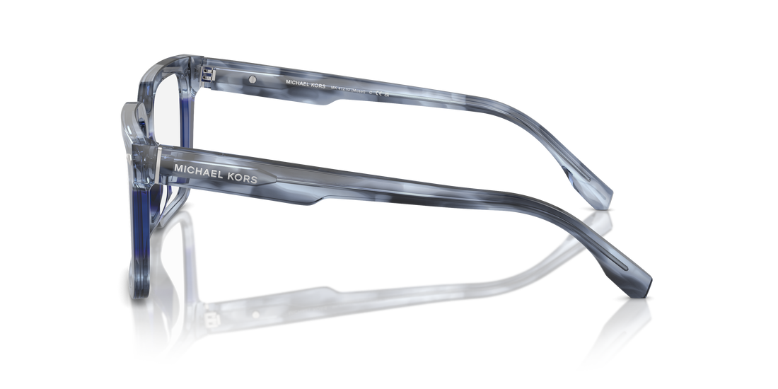 Prescription glasses michael kors mk4121u mosel 3979 azul square masculino size 54mm - Detailed view