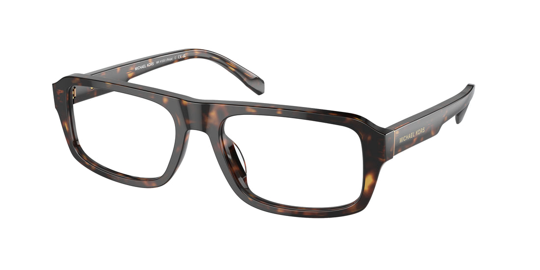 Prescription glasses michael kors mk4122u rioja 3006 havana irregular masculino size 56mm - Main view