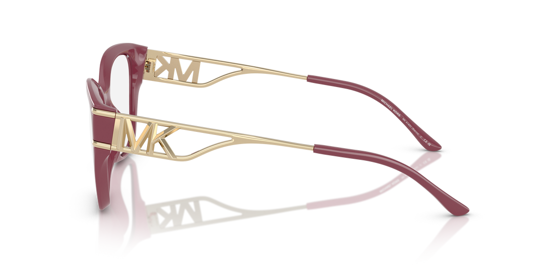 Lunettes de vue michael kors mk4140u bierzo 3256 violeta square femenina taille 54mm - Vue détaillée