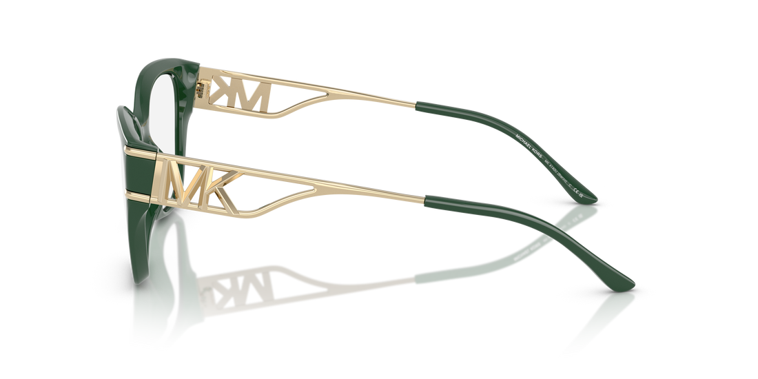 Lunettes de vue michael kors mk4140u bierzo 4006 verde square femenina taille 54mm - Vue détaillée
